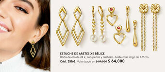 Ésika ESTUCHE DE ARETES X5 BÉLICE oferta