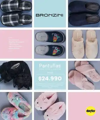 Éxito Pantuflas oferta