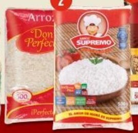 Makro Arroz x 500 g Don Perfecto o Arroz Supremo oferta