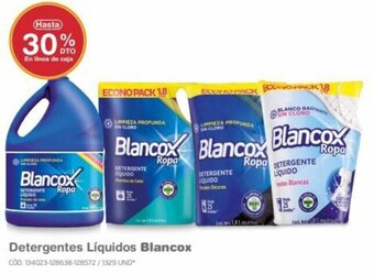 Makro Detergentes Líquidos Blancox oferta