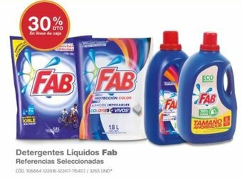 Makro Detergentes Líquidos Fab Referencias Seleccionadas oferta