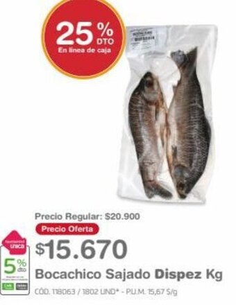 Makro Bocachico Sajado Dispez Kg oferta