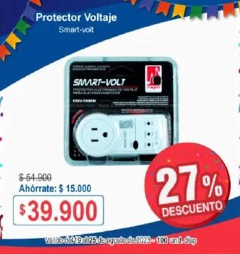 Ktronix Protector Voltaje Smart-volt oferta