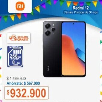 Alkosto Redmi 12 Camara Principal de 50 mpx oferta
