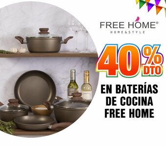 Alkosto EN BATERÍAS DE COCINA FREE HOME oferta