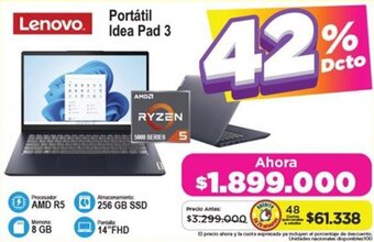 Alkomprar Lenovo Portátil IdeaPad 3 oferta