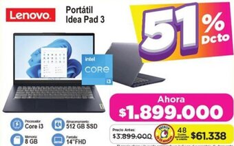 Alkomprar Lenovo Portátil IdeaPad 3 oferta