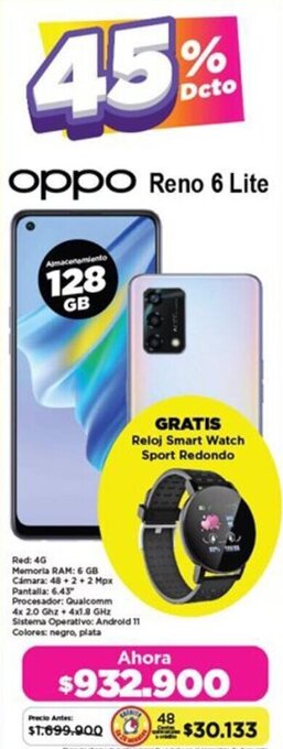 Alkomprar oppo Reno 6 Lite 128GB oferta