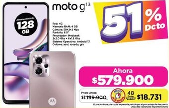 Alkomprar moto g¹³ 128GB oferta