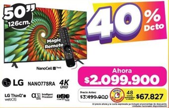 Alkomprar LG NANO77SRA oferta