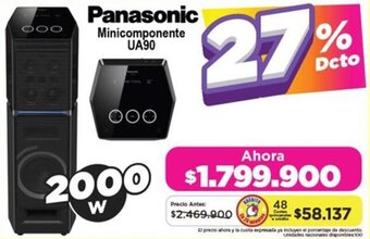 Alkomprar Panasonic Minicomponente UA90 oferta