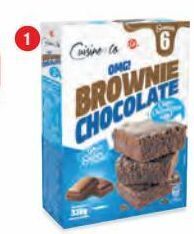Metro Brownies de chocolate cuisine & co x 6un x 330g oferta