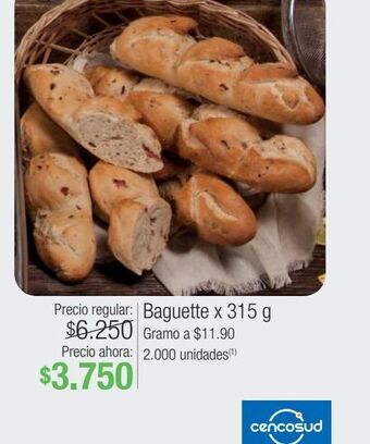 Jumbo Baguette x 315g oferta