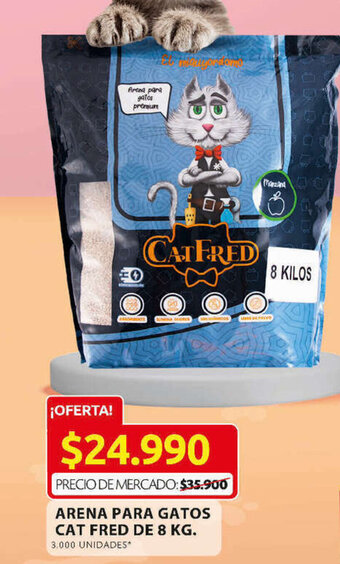 Ara ARENA PARA GATOS CAT FRED DE 8 KG. oferta