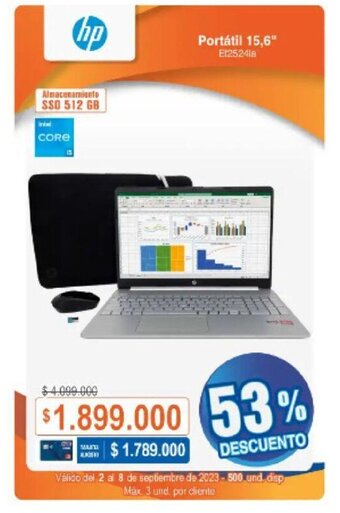Alkosto Hp Portátil 15,6" oferta