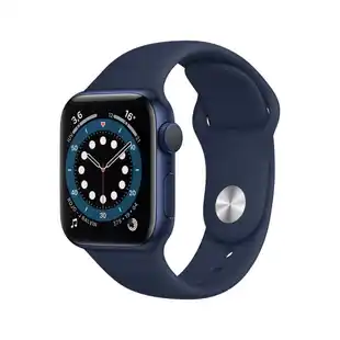 Alkomprar Apple Watch Series 6 de 40 mm Caja de Aluminio en Azul, Correa Deportiva Azul Marino Intenso oferta