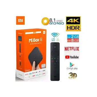 Falabella Convertidor smart tv xiaomi mi box s 4k hd negro oferta