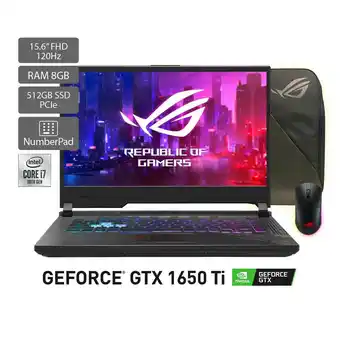 Falabella Pc gamer asus rog strix g512li, 8gb,512ssd oferta