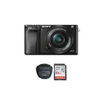 Falabella Sony a6000 + lente 16-50mm + memoria 64gb + bolso oferta