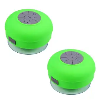 Falabella Combo 2 parlantes bluetooth a prueba de agua verde oferta