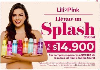 Metro Splash lili pink oferta