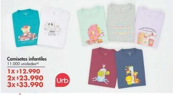 Metro Camisetas infantiles oferta
