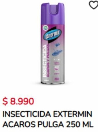 Tiendas D1 INSECTICIDA EXTERMIN ACAROS PULGA 250 ML oferta