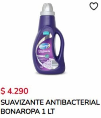 Tiendas D1 SUAVIZANTE ANTIBACTERIAL BONAROPA 1 LT oferta