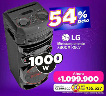 Alkomprar LG Minicomponente XBOOM RNC7 oferta