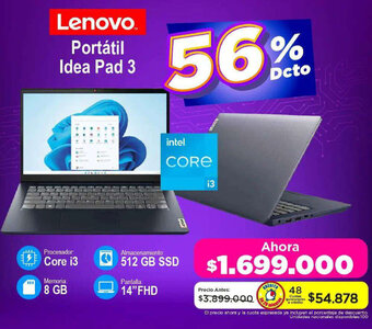 Alkomprar Lenovo Portátil Idea Pad 3 oferta