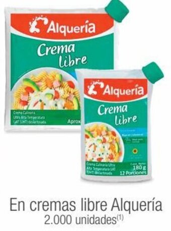 Jumbo En cremas libre Alquería oferta