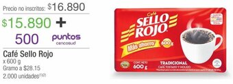 Jumbo Café Sello Rojo x 600g oferta