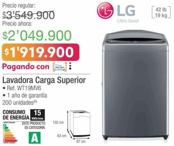 Jumbo Lavadora Carga Superior oferta