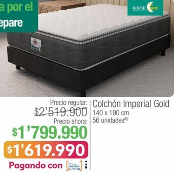 Jumbo Colchón Imperial Gold 140 x 190 cm oferta