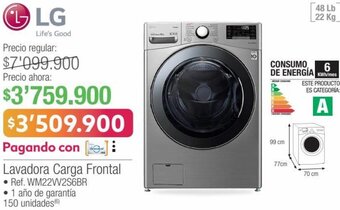 Jumbo LG Lavadora Carga Frontal oferta