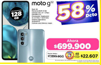 Alkomprar moto g52 128GB oferta