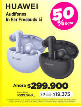 Alkomprar HUAWEI Audifonos In Ear Freebuds 5i oferta