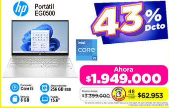 Alkomprar HP Portátil EG0500 oferta