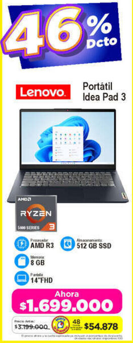 Alkomprar Lenovo Portátil IdeaPad 3 oferta