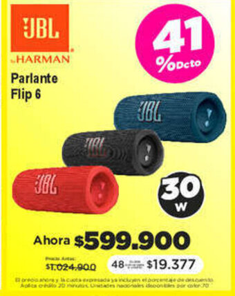 Alkomprar JBL Parlante Flip 6 oferta