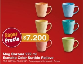 Makro Mug Corona 272 ml oferta