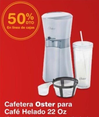 Makro Cafetera Oster para Café Helado 22 Oz oferta