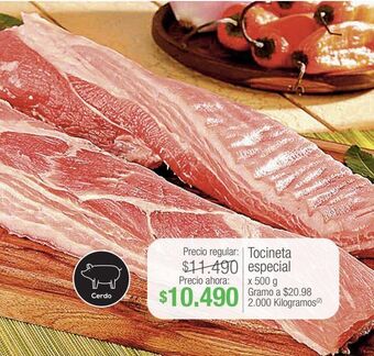 Jumbo Tocineta especial x 500 g oferta