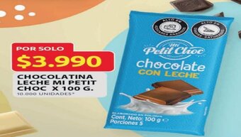 Ara CHOCOLATINA LECHE MI PETIT CHOC X 100 G. oferta