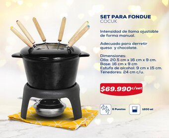 Tiendas D1 SET PARA FONDUE COCUK oferta