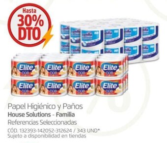 Makro Papel Higiénico y Paños House Solutions - Familia Referencias Seleccionadas oferta