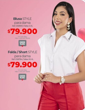 Olímpica Blusa STYLE para dama Ref: DS8905 | Tallas: S-XL oferta