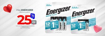 Olímpica Pilas ENERGIZER Plus AA-40 AAA-4 oferta