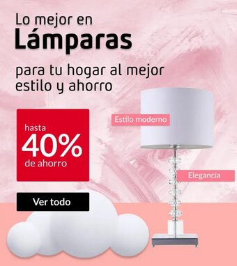 Homecenter Lo mejor en Lámparas para tu hogar al mejor estilo y ahorro oferta
