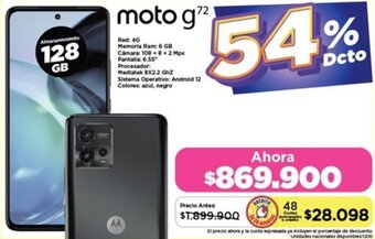 Alkomprar Motorola moto g72 128GB oferta
